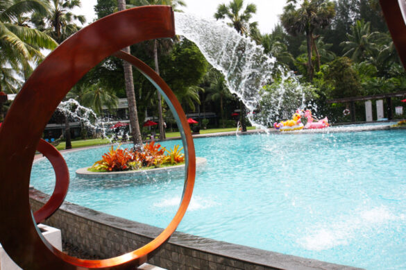 fountain, swimmingpool, Ramada resort Khao Lak, Thailand