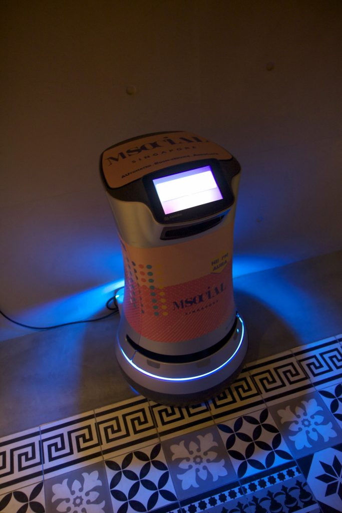 AURA robot, M Social Singapore