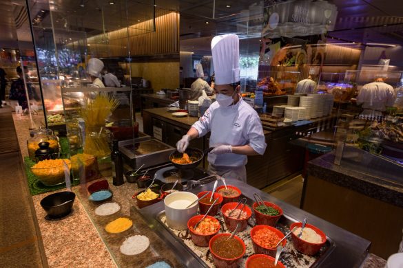 pasta station, NEXT2 cafe, Shangri-La Bangkok hotel