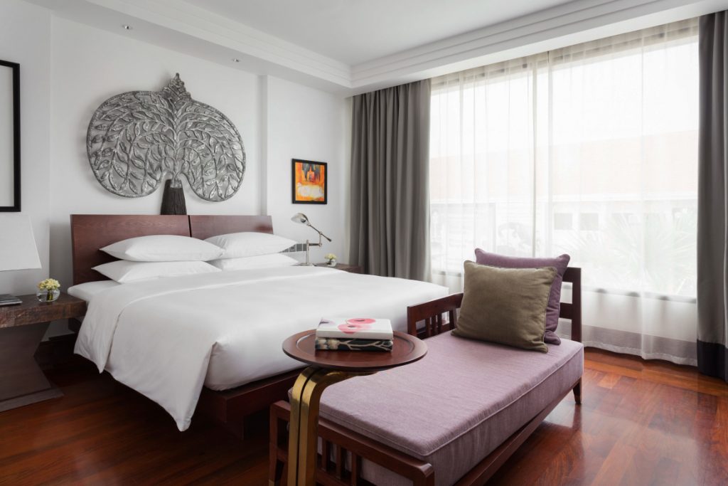 Suite bedroom, Park Hyatt Siem Reap hotel