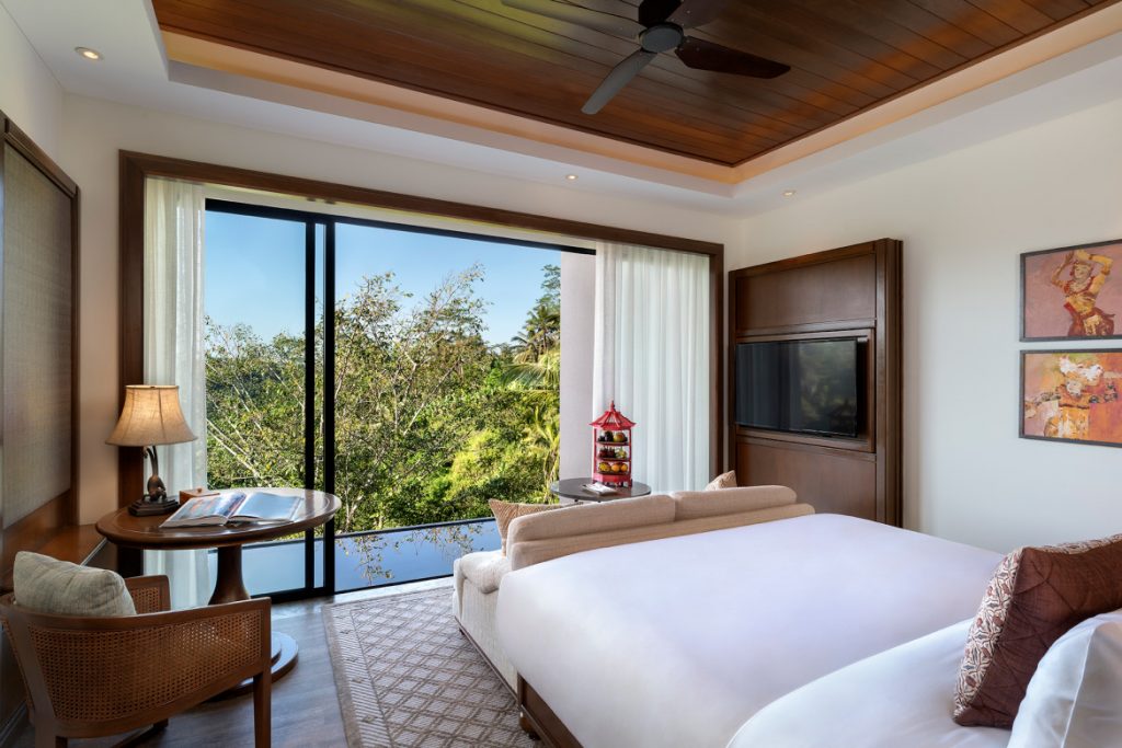 Bedroom, Anantara Ubud Bali Resort