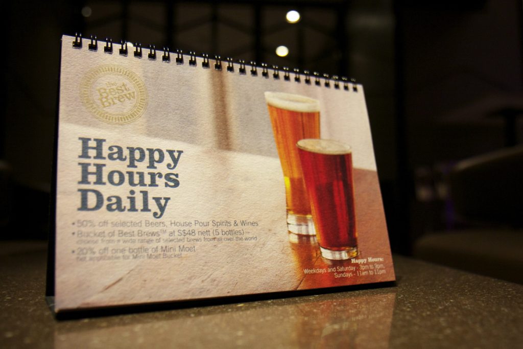 Happy hours, Four Points by Sheraton Singapore, Riverview