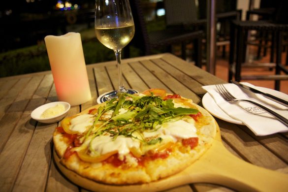 Pizza at Four Points Singapore Riverview hotel