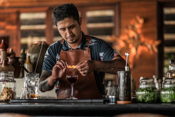 Four Seasons Bali bartender