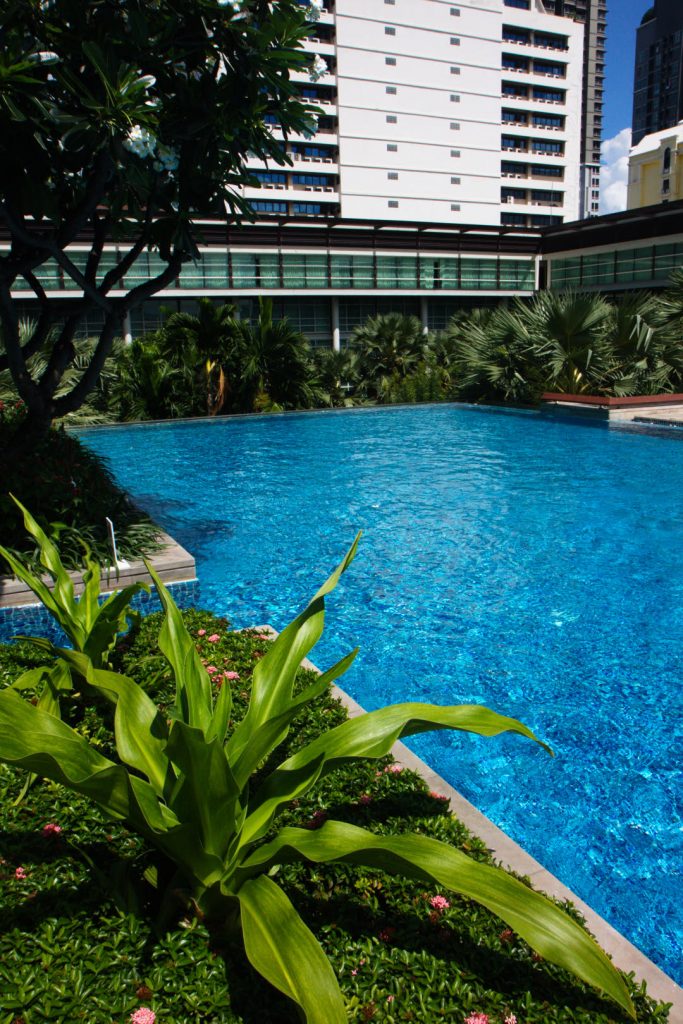 Pool at Pullman Bangkok King Power hotel