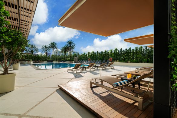 Swimming pool, Parkroyal on Kitchener Road, Singapore
