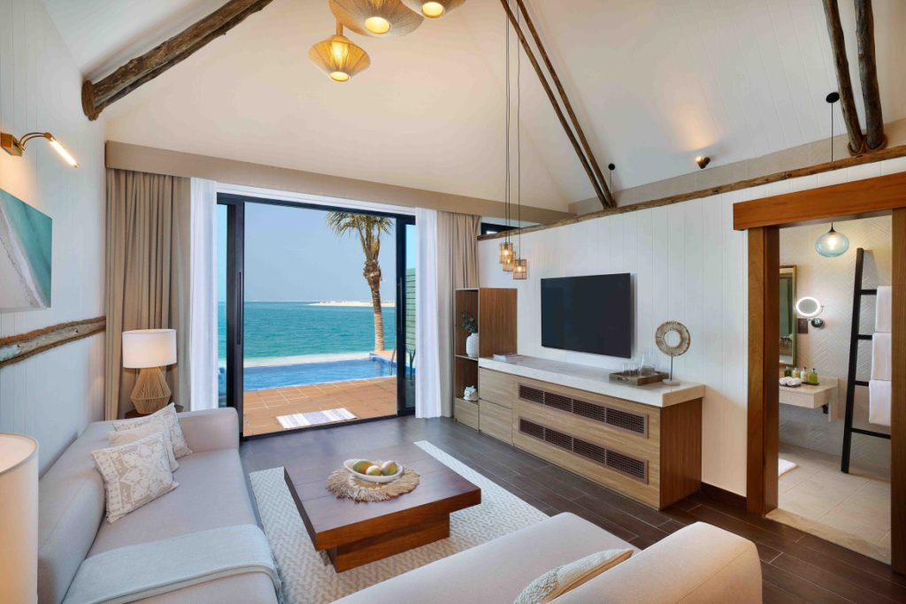 Anantara World Islands Dubai Resort, one bedroom beach pool villa
