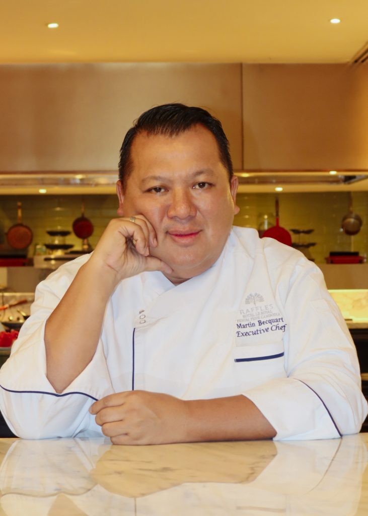 Executive Chef Martin Becquart, Raffles Hotel Le Royal