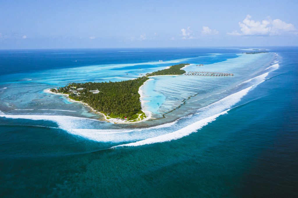 aerial, Niyama Private Islands Maldives