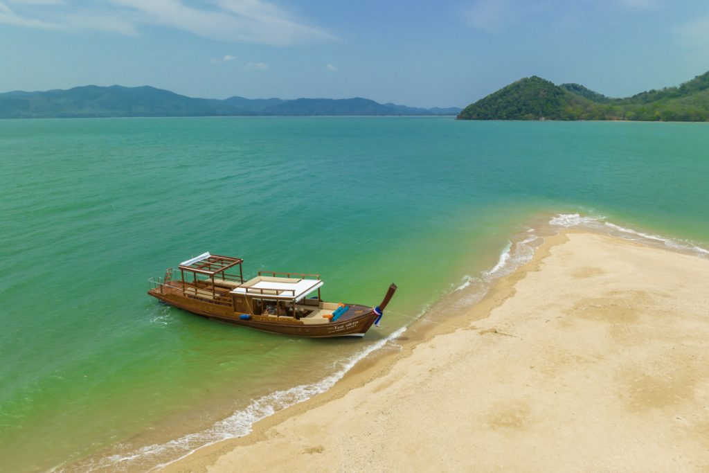 Banyan Tree Krabi's luxury, private longtail boat trip