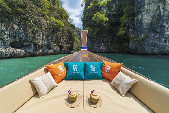 Banyan Tree Krabi private longtail boat trip