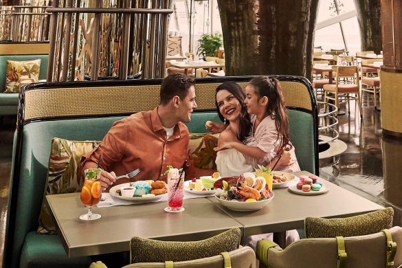 Rise restaurant, family dining. Photo: Marina Bay Sands.