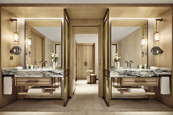 bathroom, Marina Bay Sands