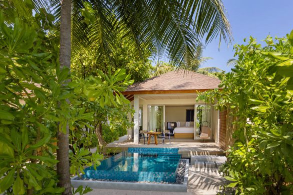 Avani+ Fares Maldives Resort beach pool villa