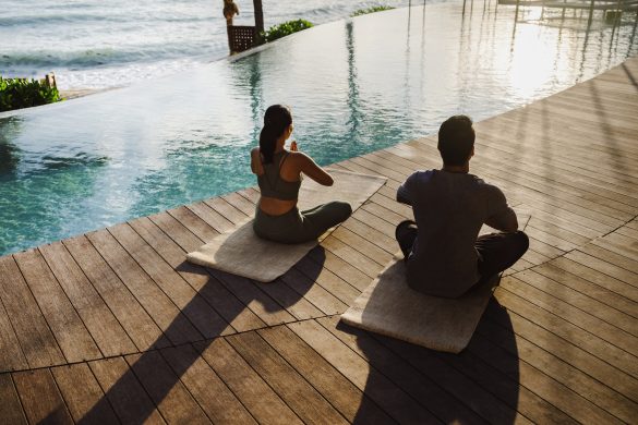 Six Senses Samui morning yoga