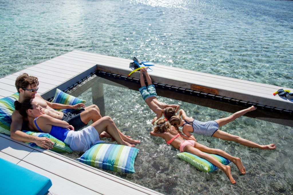 Over water villa, family, Holiday Inn Resort Kandooma Maldives