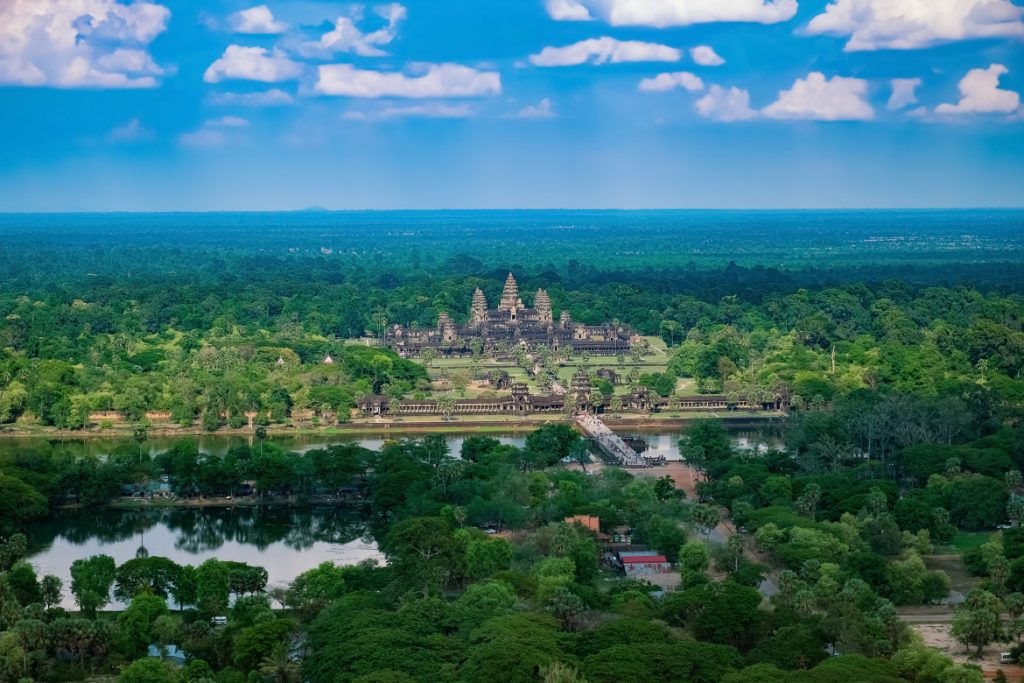 Angkor Wat aerial