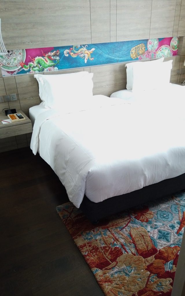 Peranakan interior design in bedroom, Angsana Teluk Bahang, penang