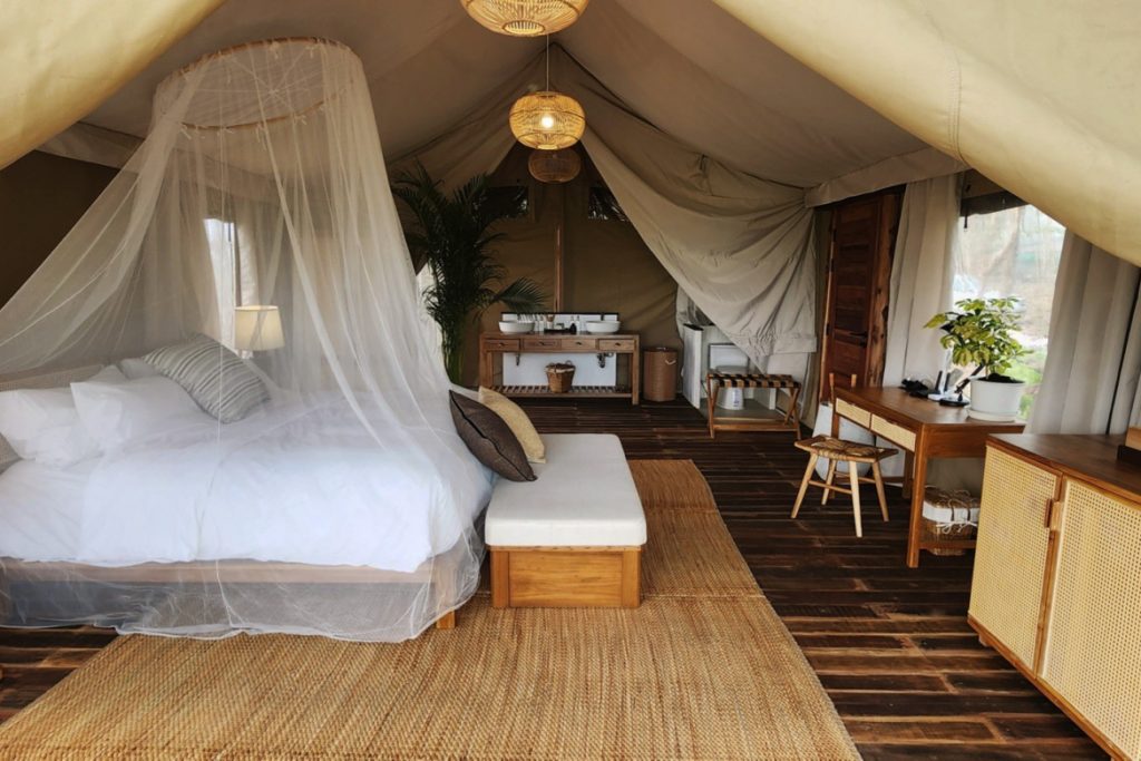 Visama Mae Chan luxury tented camp interior