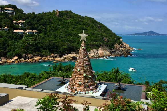 Banyan Tree Samui Christmas tree