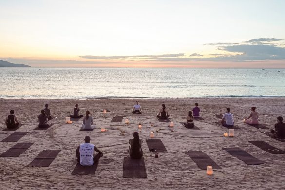 Sunrise meditation, TIA Wellness Resort