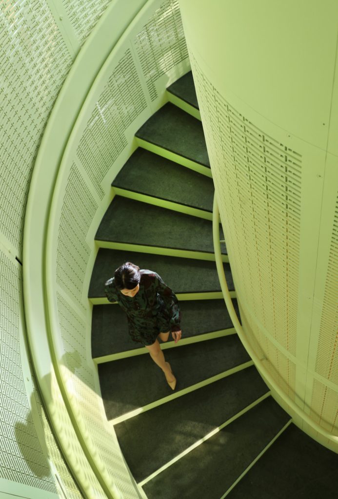 Regent Hong Kong hotel Calacatta staircase