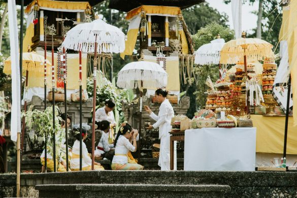 Tanah Gajah temple purification