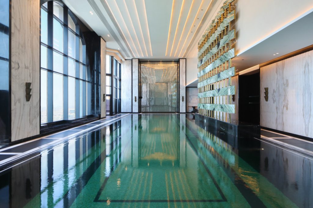 Indoor pool, Waldorf Astoria Doha West Bay hotel