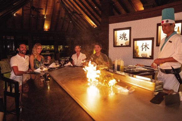 The Teppanyaki Experience Maldives, dining at JA Manafaru