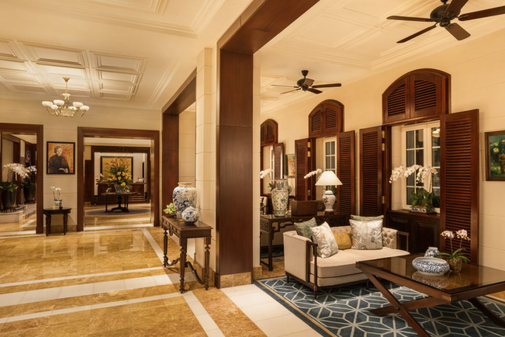 Lobby, heritage wing, Sofitel Legend Metropole Hanoi