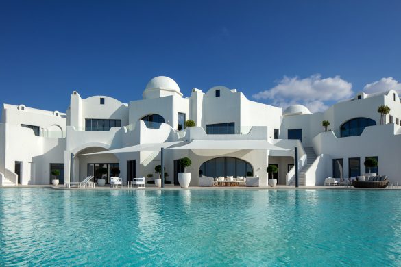 Anantara Santorini Abu Dhabi Retreat view from sea