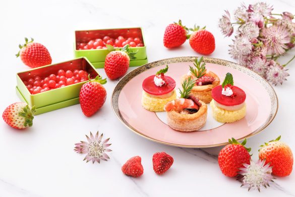 Strawberry-themed afternoon tea, Marco Polo Hongkong hotel