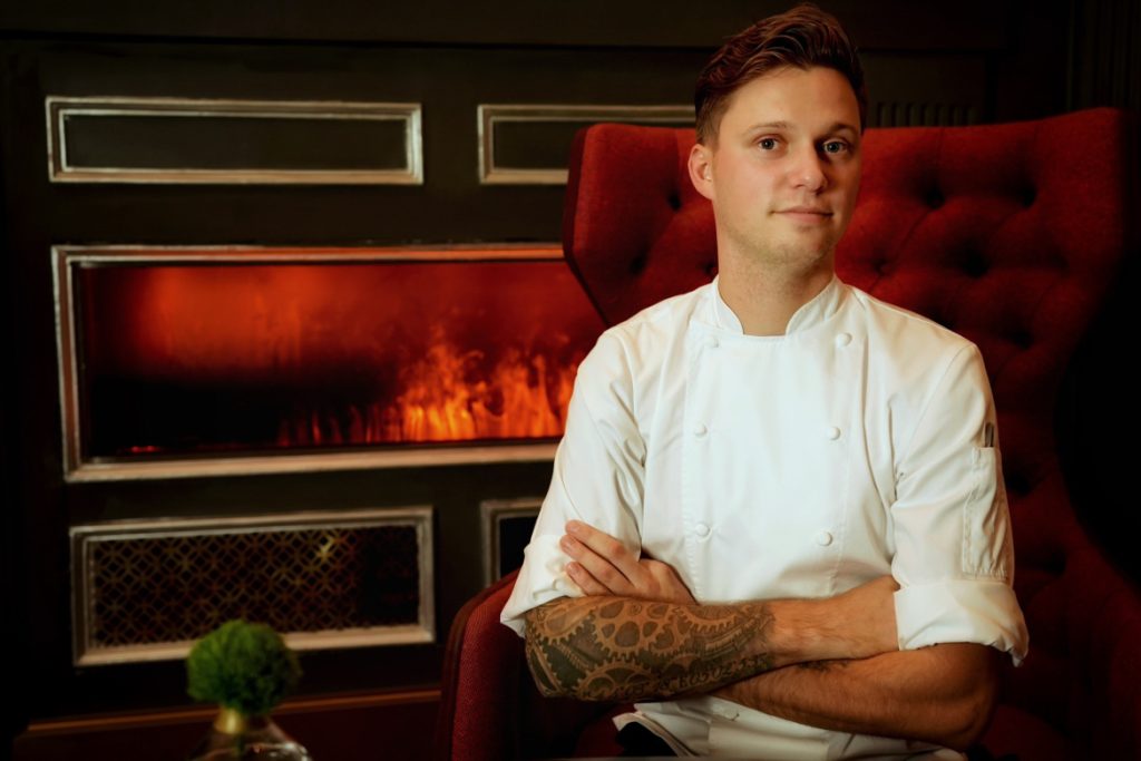 Le Beaulieu’s Chef de Cuisine Charles Degrendele