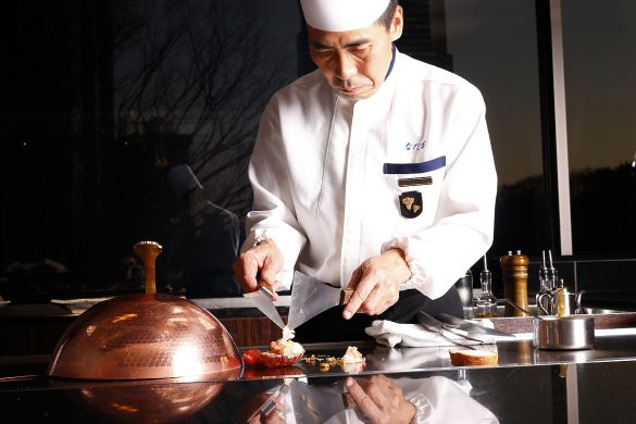 Teppanyaki guest chef Akutsu