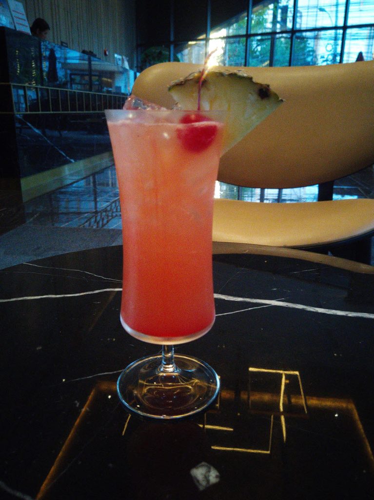 Singapore Sling cocktail at The EXE Bar