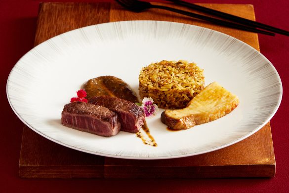 Liu Penfold wine pairing dinner at Conrad Bangkok: Angus beef