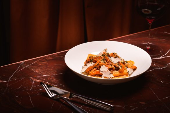 Mondrian-Carna-Rigatoni-Alla-Trippa-Con-Tartufo-Pecorino Carna dish, Rigatoni Alla Trippa