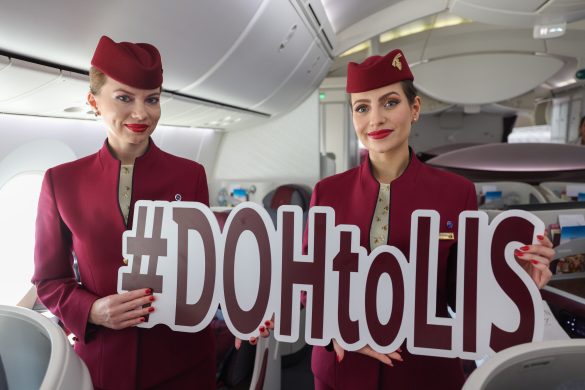 Doha to Lisboa, cabin crew