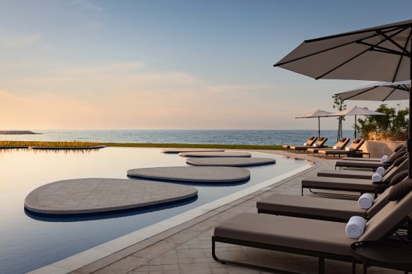 Pool at St. Regis Muscat resort