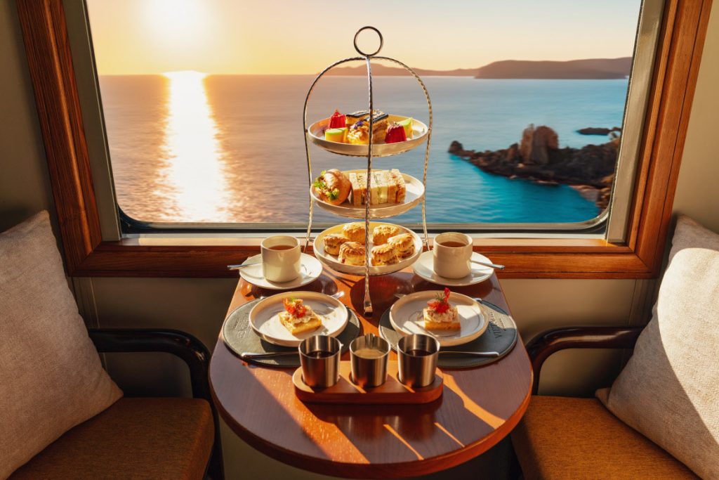 Afternoon tea on board The Vietage by Anantara