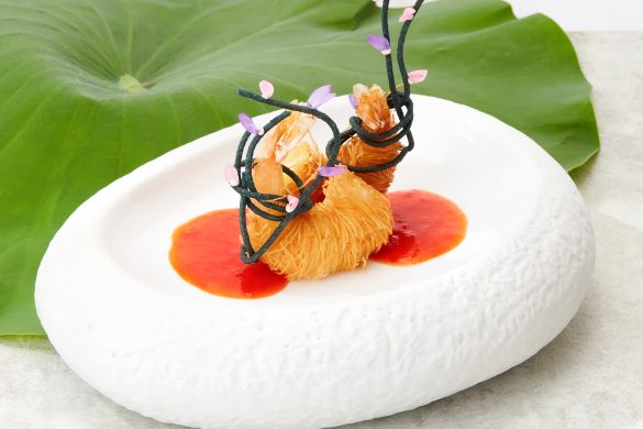 Conrad Bangkok Thai afternoon tea dish