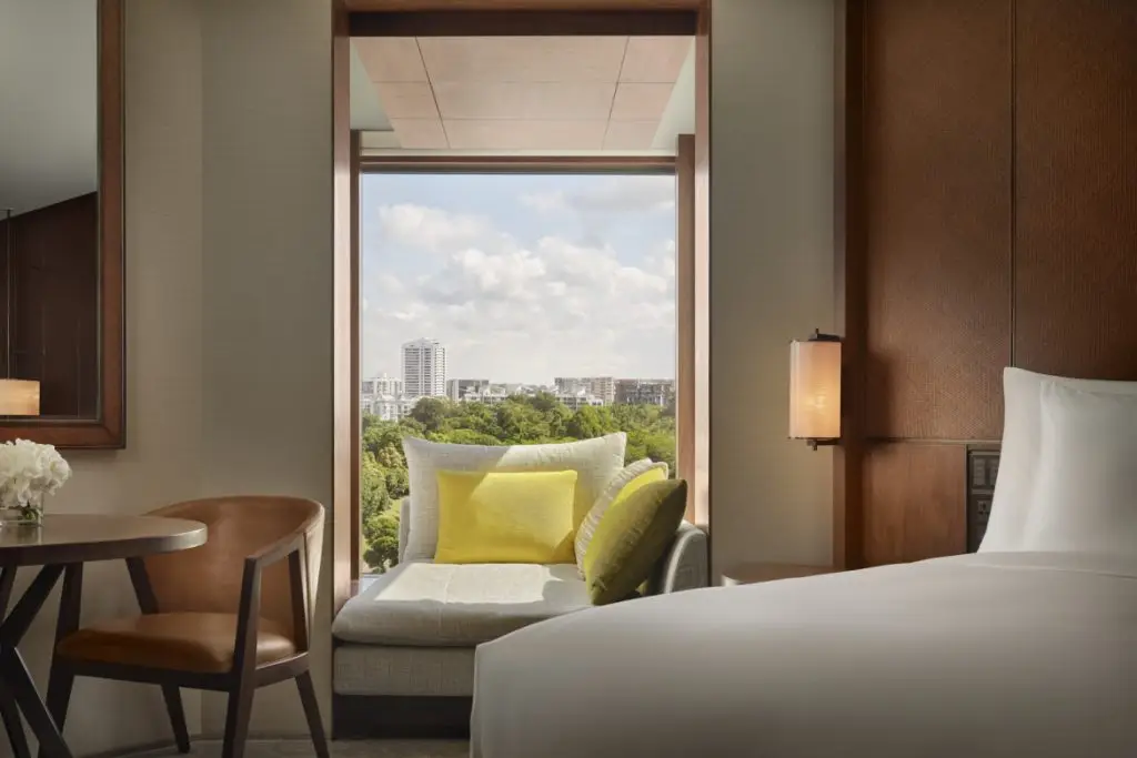 Terrace Suite daybed at Grand Hyatt Singapore