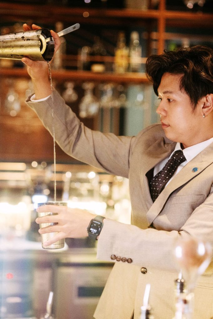 Mixologist Benz Naphat Boonmamuang, a.k.a “Mr B"