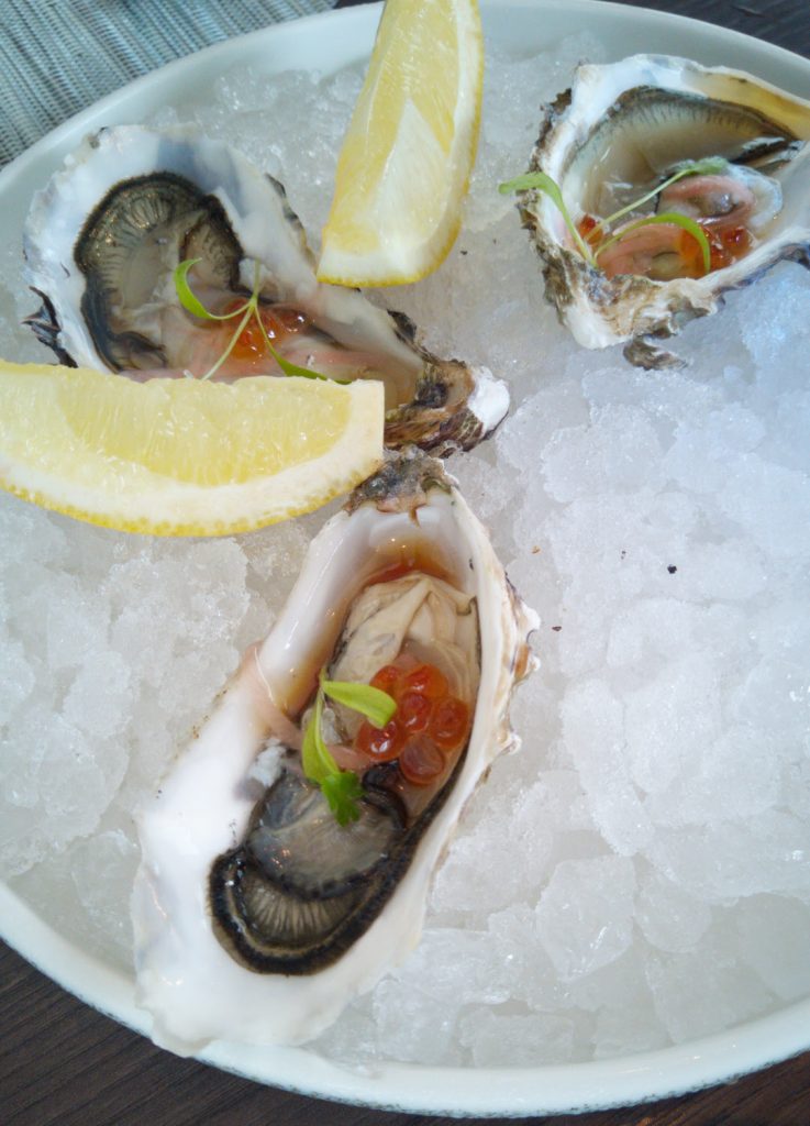 Oysters on ice by Bara On Six restaurant