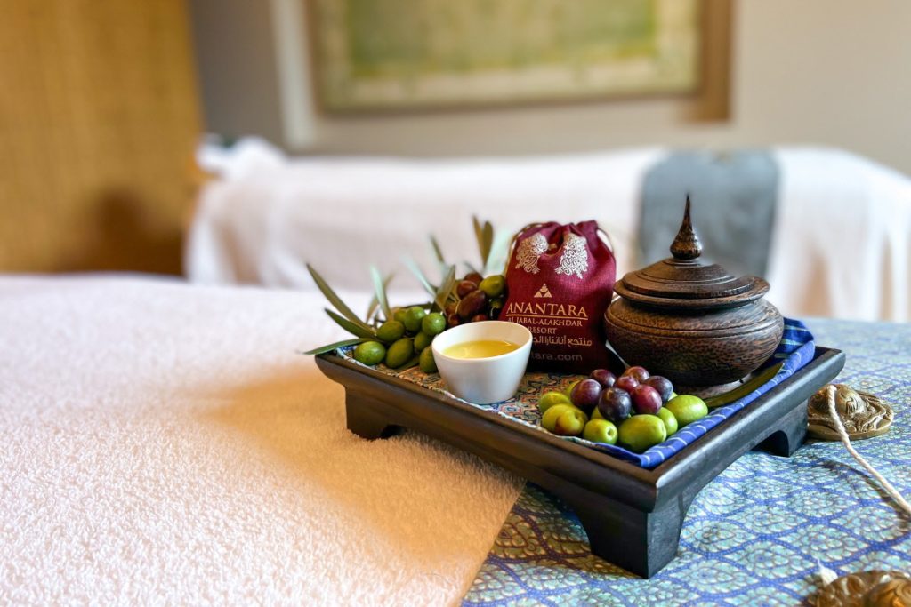 Anantara Spa olive treatment