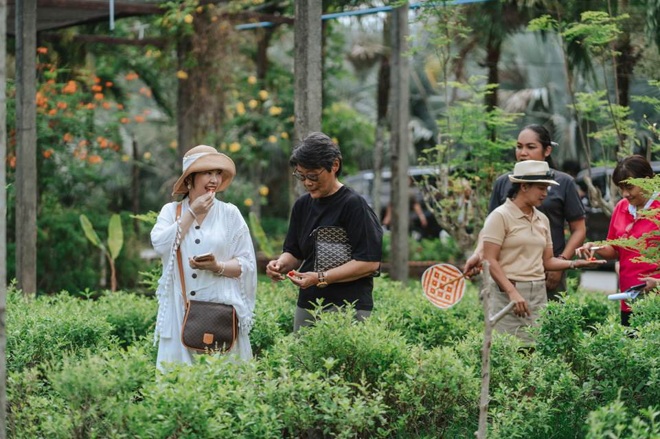 Farm visit, PRU Jampa organic farm