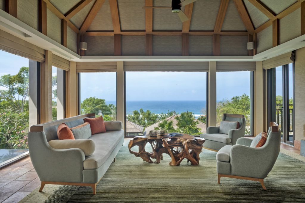 Balcony, 3-bedroom cliff villa, The Ritz-Carlton Bali