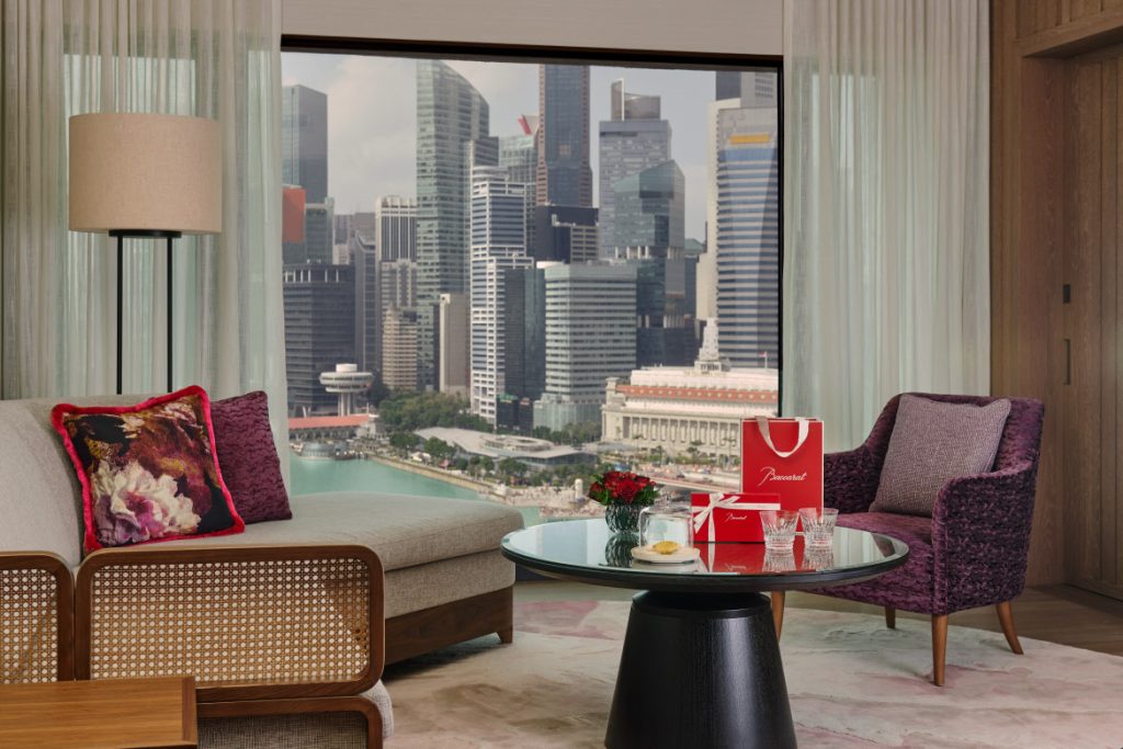 Baccarat Mandarin Oriental Singapore: enchanted suite moment