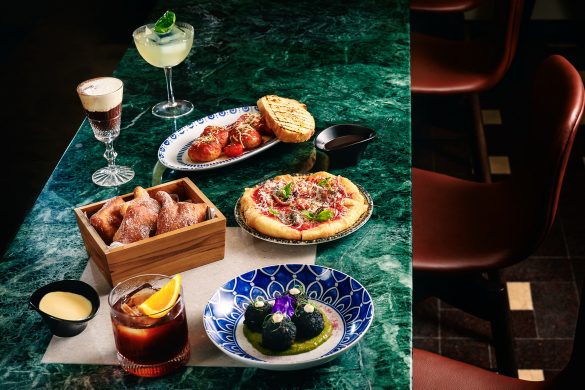 Basilico Bar Conrad Singapore: food and drinks