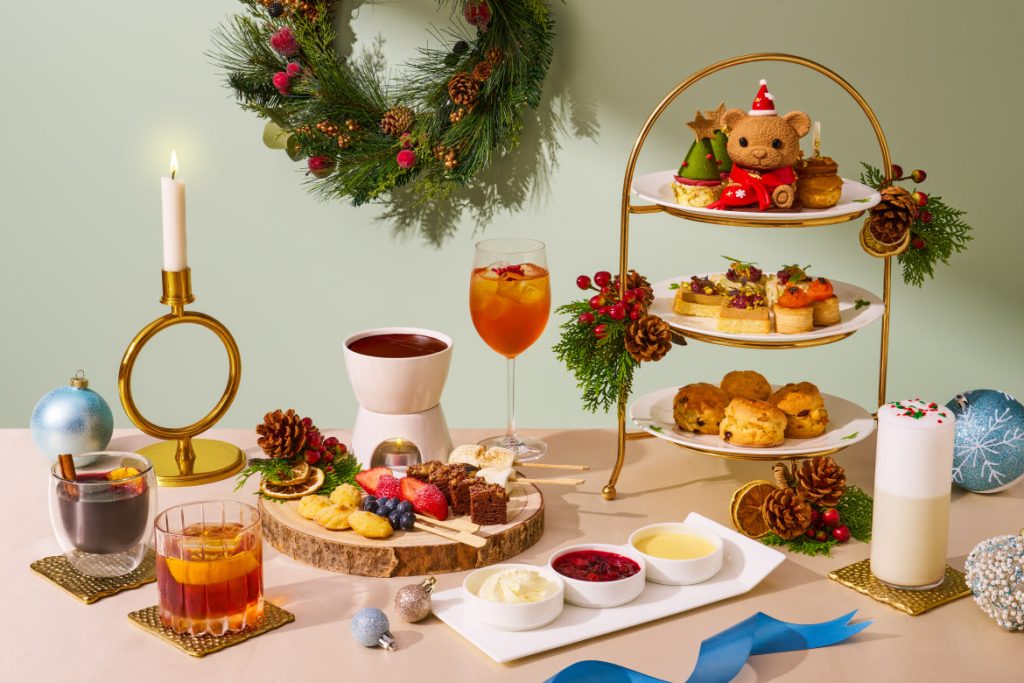 Festive afternoon tea, Four Seasons Hotel Singapore